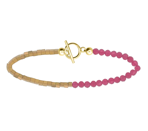 ZILIA Rosaline Pink Glow Silver 925 Bracelet