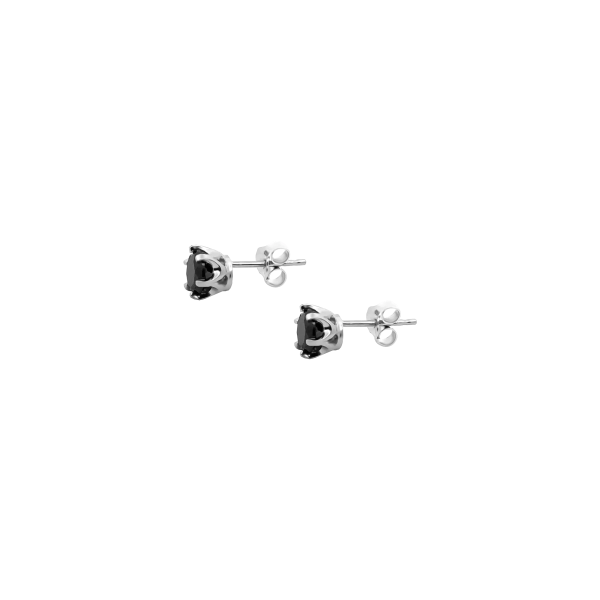 ZILIA Black Zirconia Silver 925 Earrings