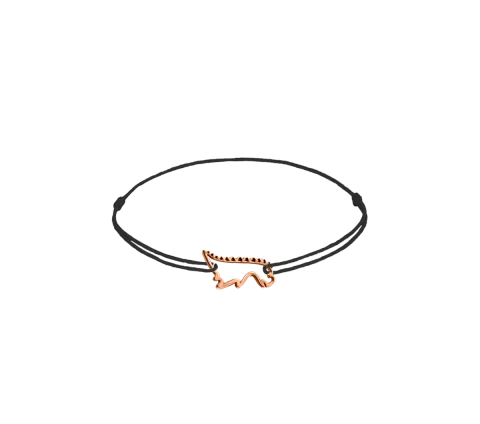 ZILIA Dinosaur Contour Baby Gold 14K Thread Bracelet