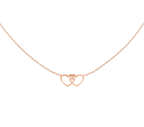 ZILIA Heart Clip Gold 14K Necklace