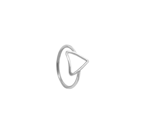 ZILIA Triangle Contour Silver 925 Midi Ring