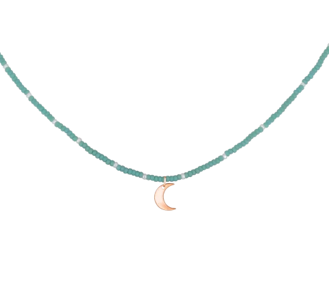 ZILIA Balance Moon Gold 14K Necklace