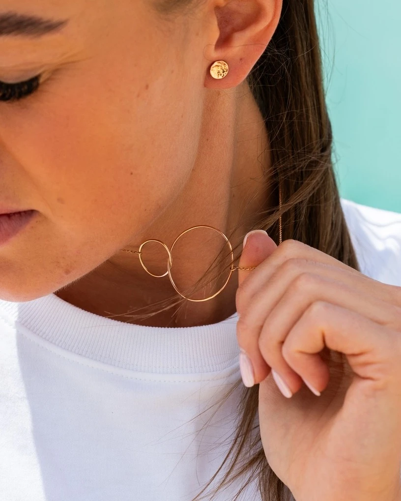 ZILIA Double Circle Silver 925 Necklace