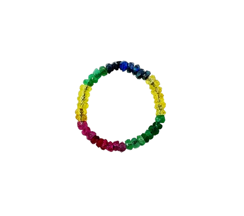 ZILIA Rayfield Emarald Ruby Sapphire Ring