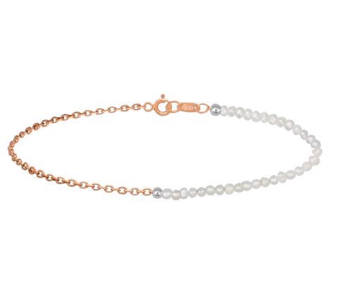 ZILIA Florance Pearl Gold 14K Anklet