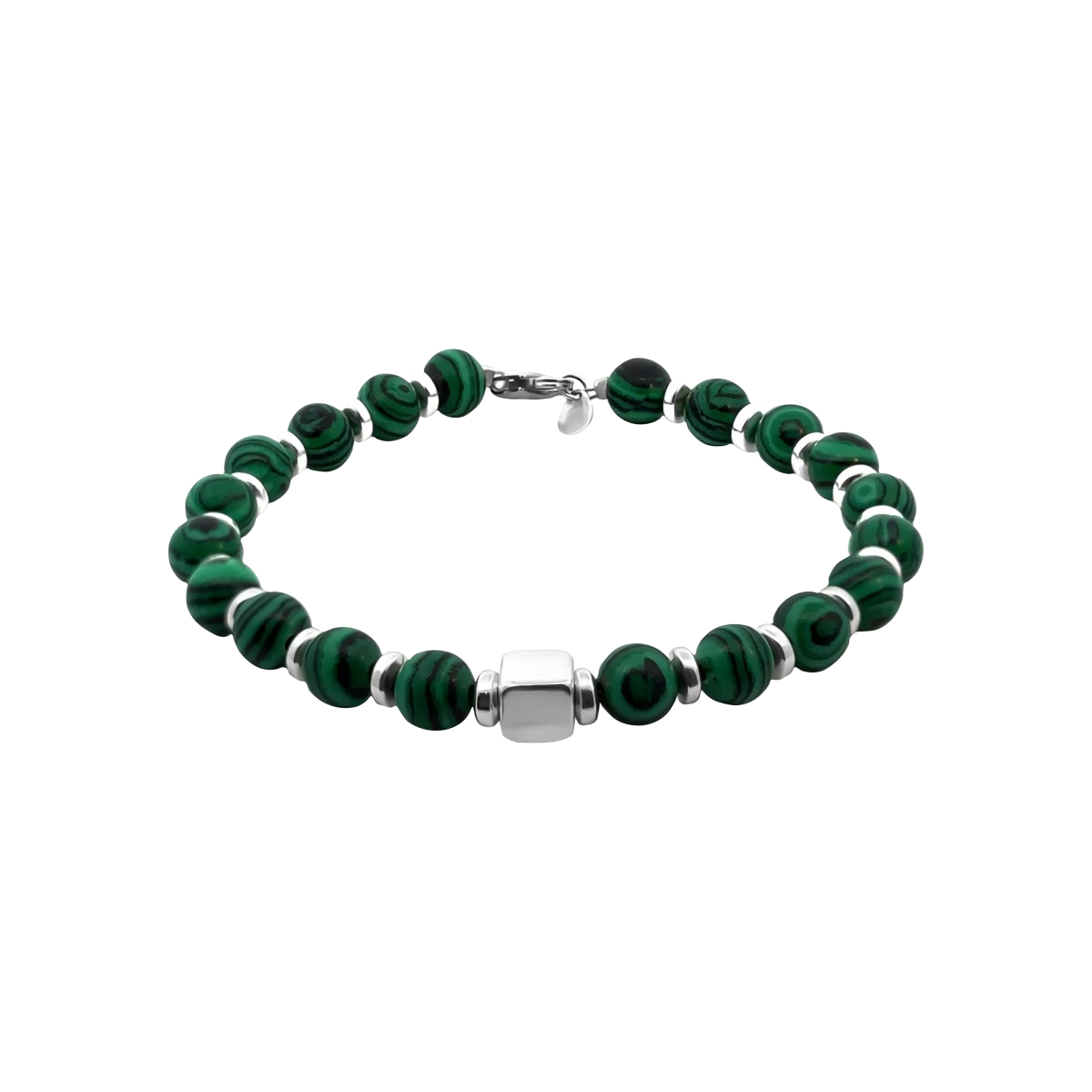 Malachite Mineral Silver 925 Bracelet