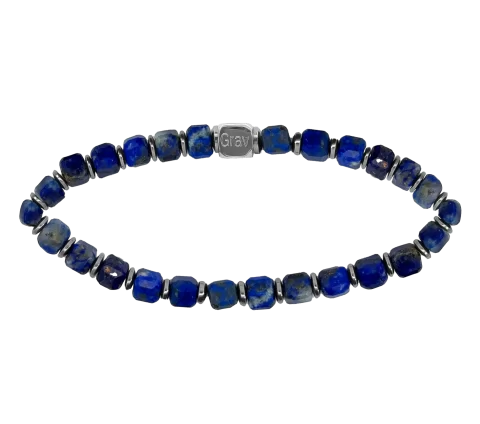 ZILIA Apollo Lapis Men Mineral Bracelet