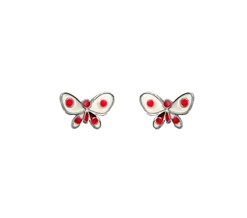 ZILIA Fairy Butterfly White Silver 925 Earrings