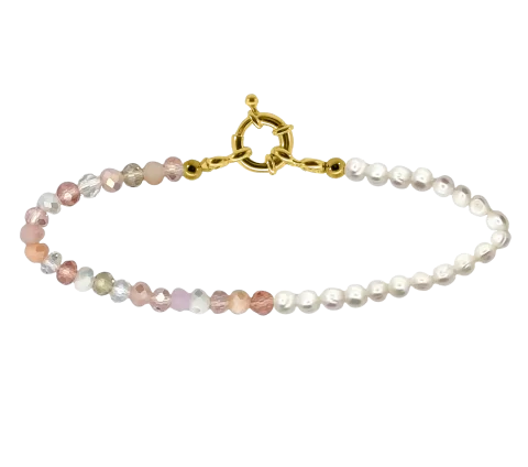 ZILIA Ashley Crystal Pearl Silver 935 Bracelet