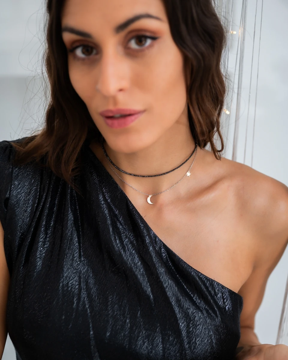 ZILIA Gemstone Spinell Silver 925 Necklace