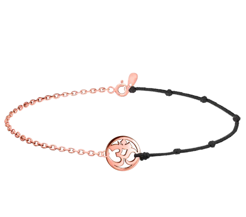 ZILIA Yoga Balance AUM Gold 14K Bracelet