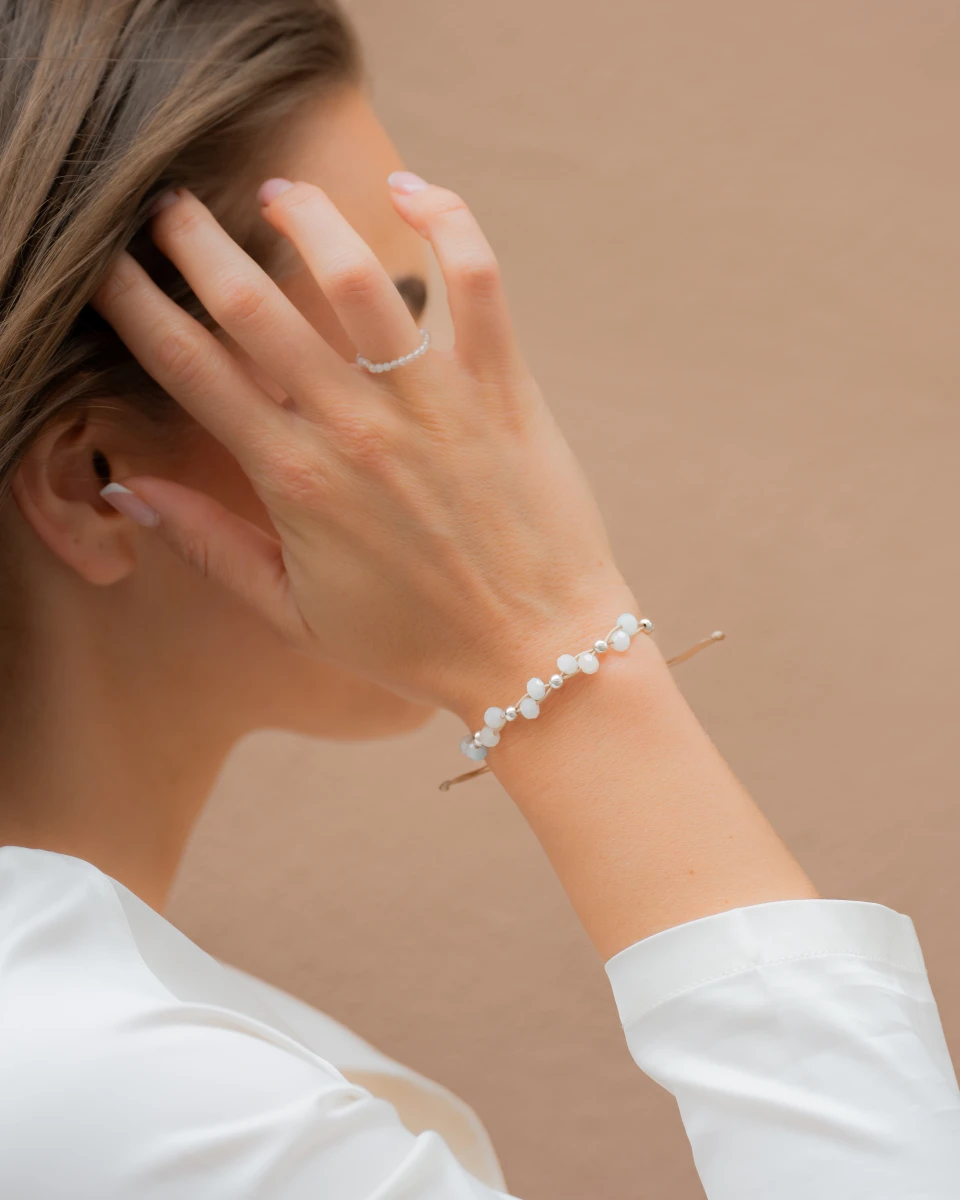 ZILIA Macrame Candy Silver 925 Bracelet