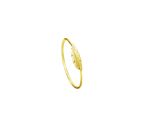 ZILIA Feather Gold 14K Ring