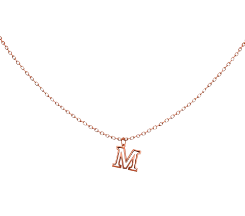 ZILIA Letter Aurora Gold 14K Necklace