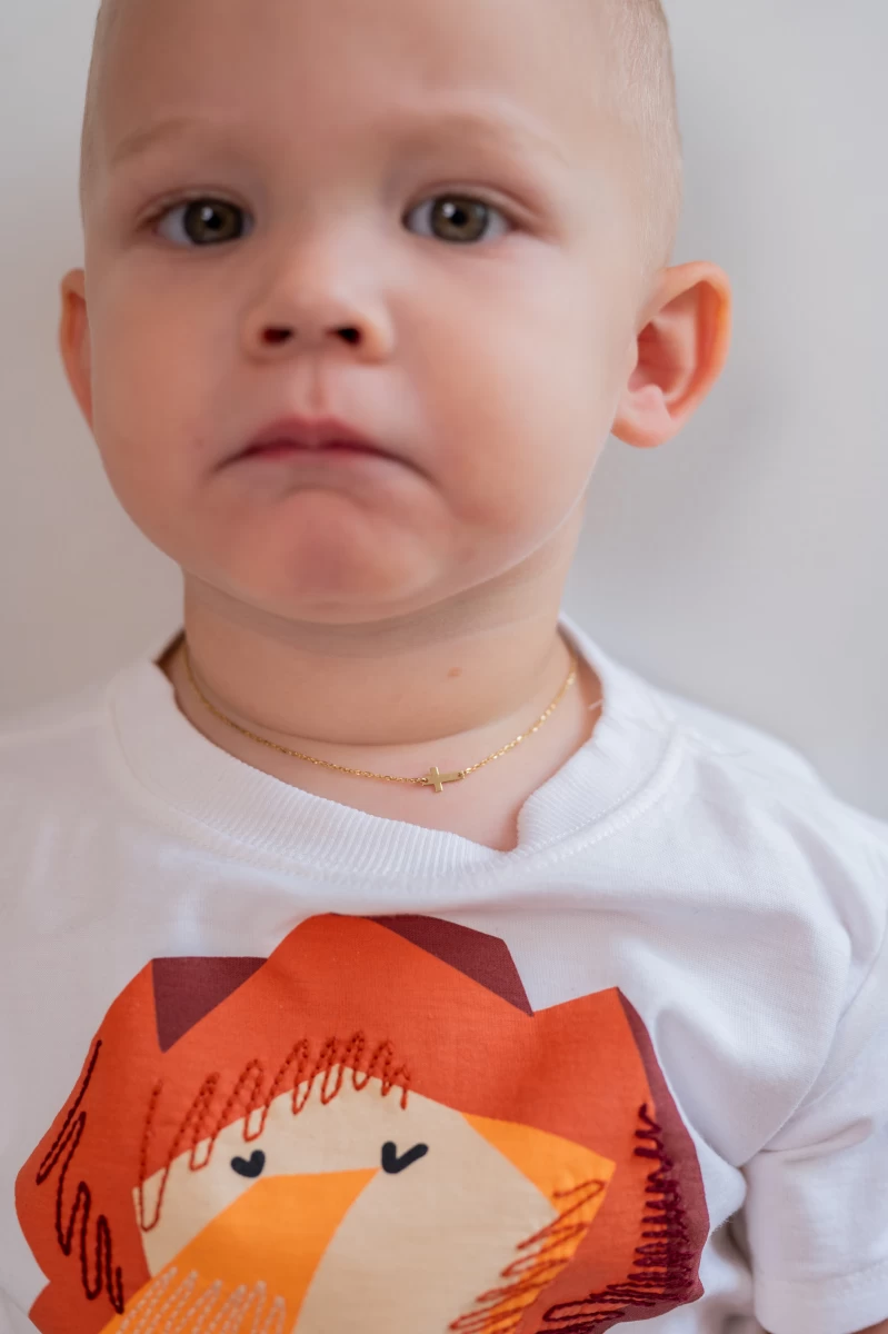 ZILIA Cross Baby Gold 14K Necklace