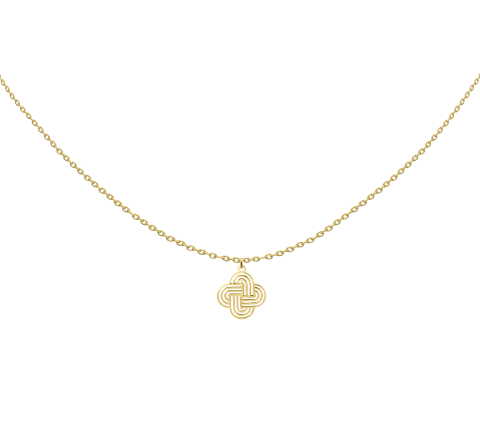 ZILIA Solomon Knot Gold 14K Necklace