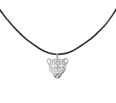 ZILIA Leopard Silver 925 Thread Necklace