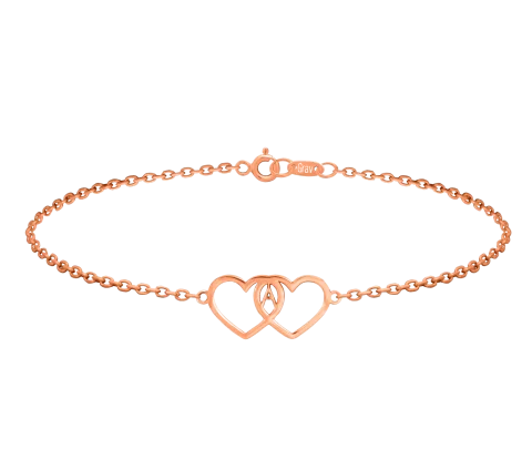 ZILIA Heart Clip Gold 14K Bracelet