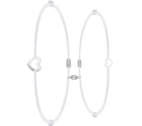 ZILIA Magnetic Contour Heart Edition Silver 925 Bracelet