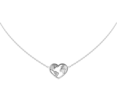 ZILIA Travel Love Silver 925 Necklace