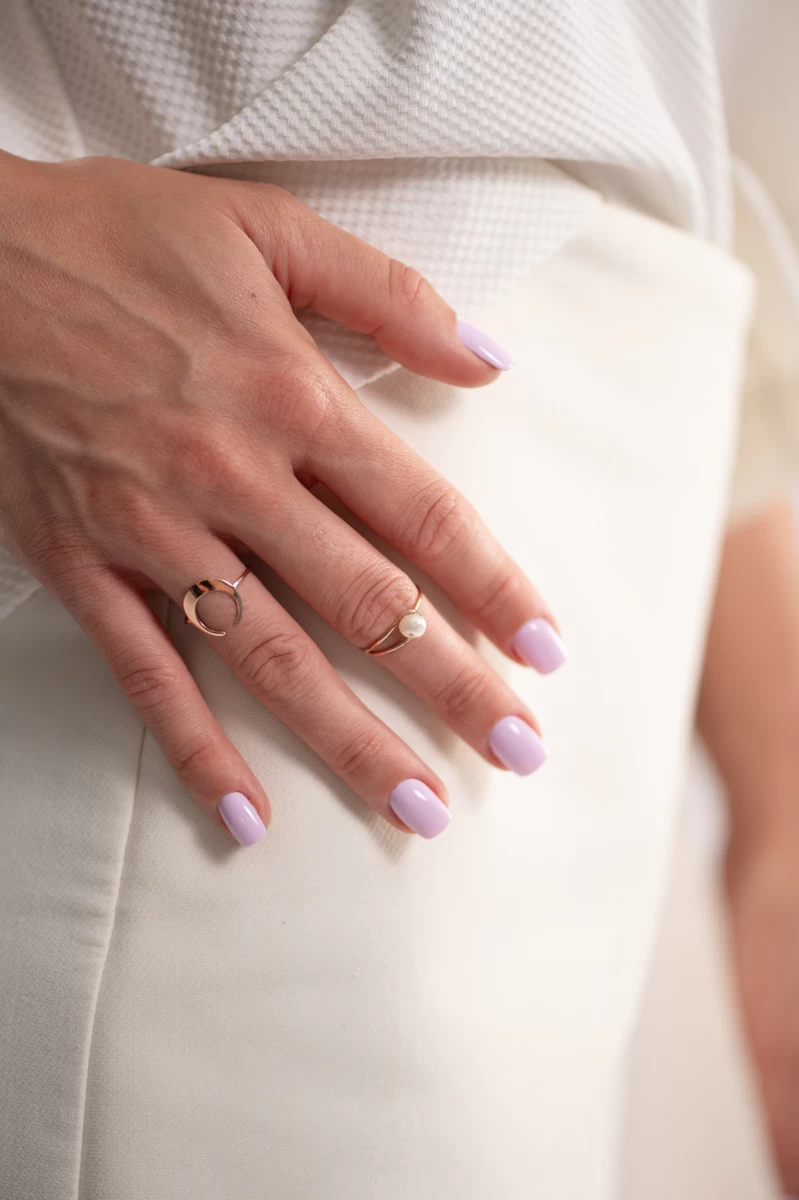 ZILIA Pearl Drop 2 Gold 14k Ring