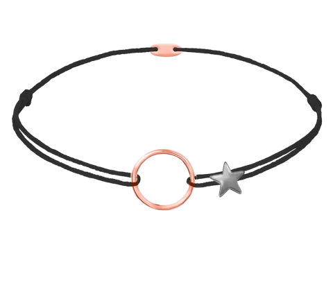 ZILIA Contour Circle Gold 14K Thread Bracelet