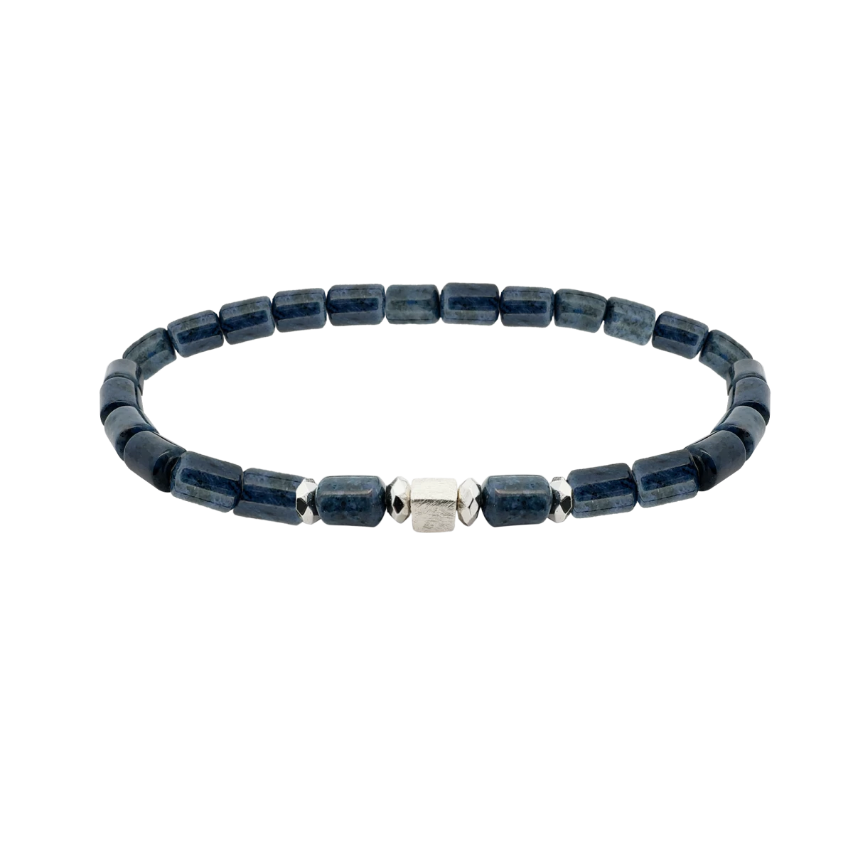 Dumortierit Mineral Silver 925 Karkötő