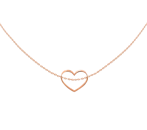 ZILIA Daisy Heart Gold 14K Necklace