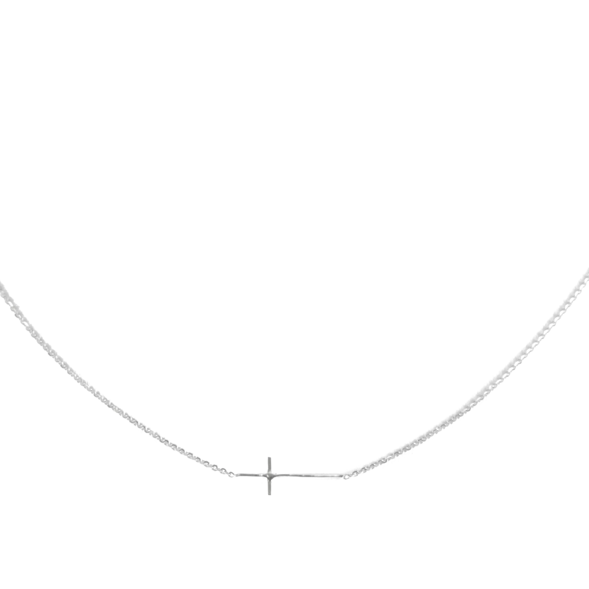 Cross Silver Necklace