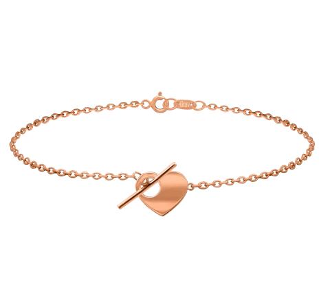 ZILIA Léa Heart Gold 14K Bracelet