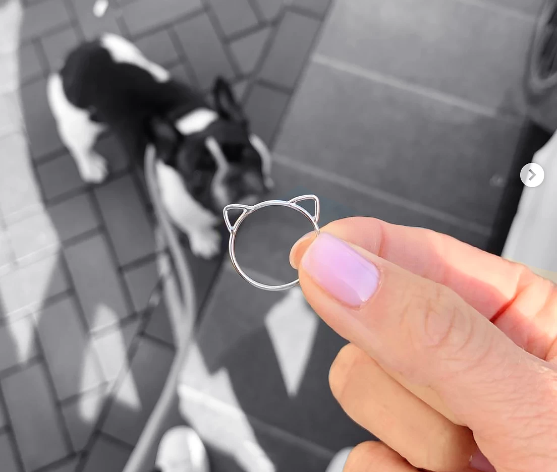 ZILIA Cat Silver 925 Ring