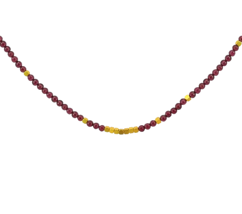 ZILIA Crimson Glow Silver 925 Necklace