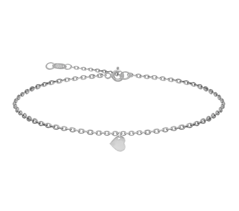 ZILIA Heart Silver 925 Anklet