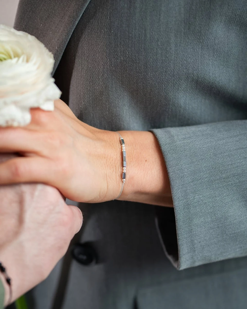 ZILIA Morse Love Mineral Couple Bracelet