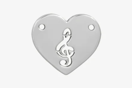  Violin Key in Heart