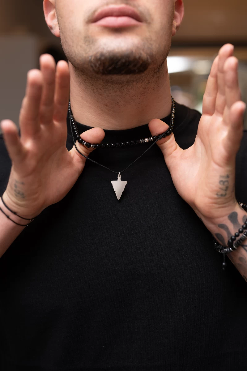 ZILIA Men Arrow Gold 14K Necklace