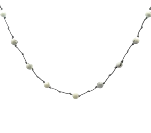 ZILIA Howlit Silver 925 Necklace