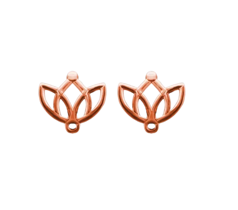 ZILIA Lotus 2 Gold 14K Earrings