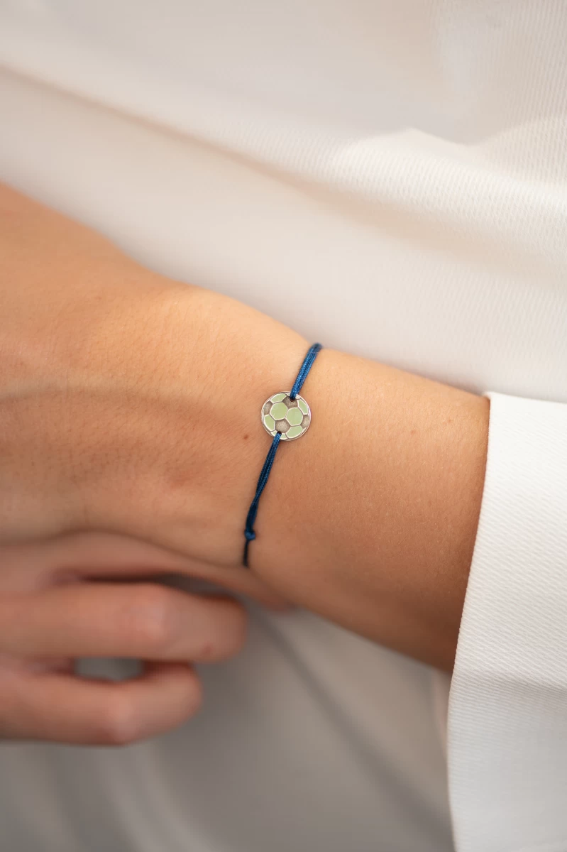 Zilia Football Baby Gold 14K Thread Bracelet