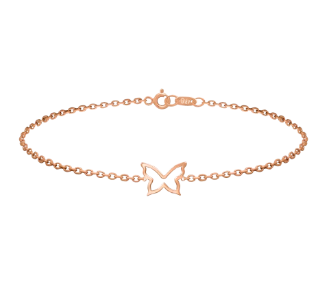 ZILIA Butterfly Contour Gold 14K Bracelet