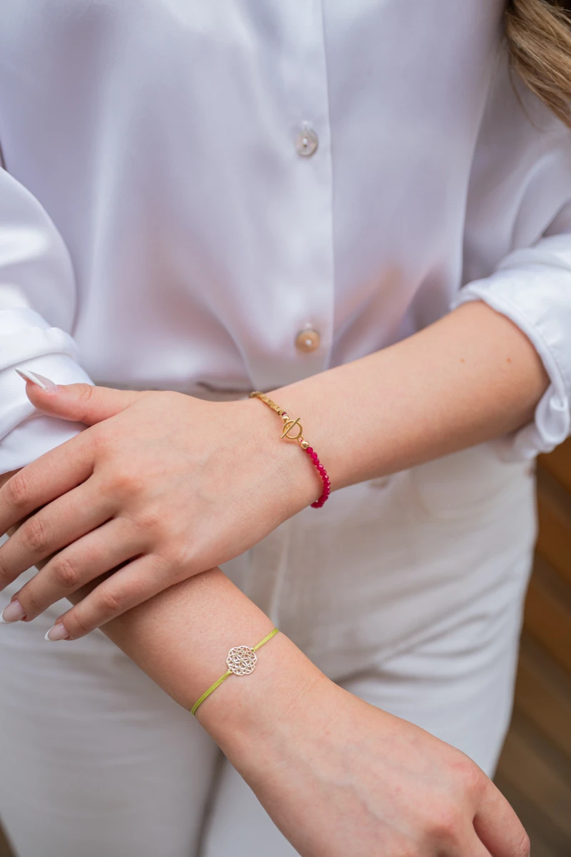 ZILIA Rosaline Pink Glow Silver 925 Bracelet