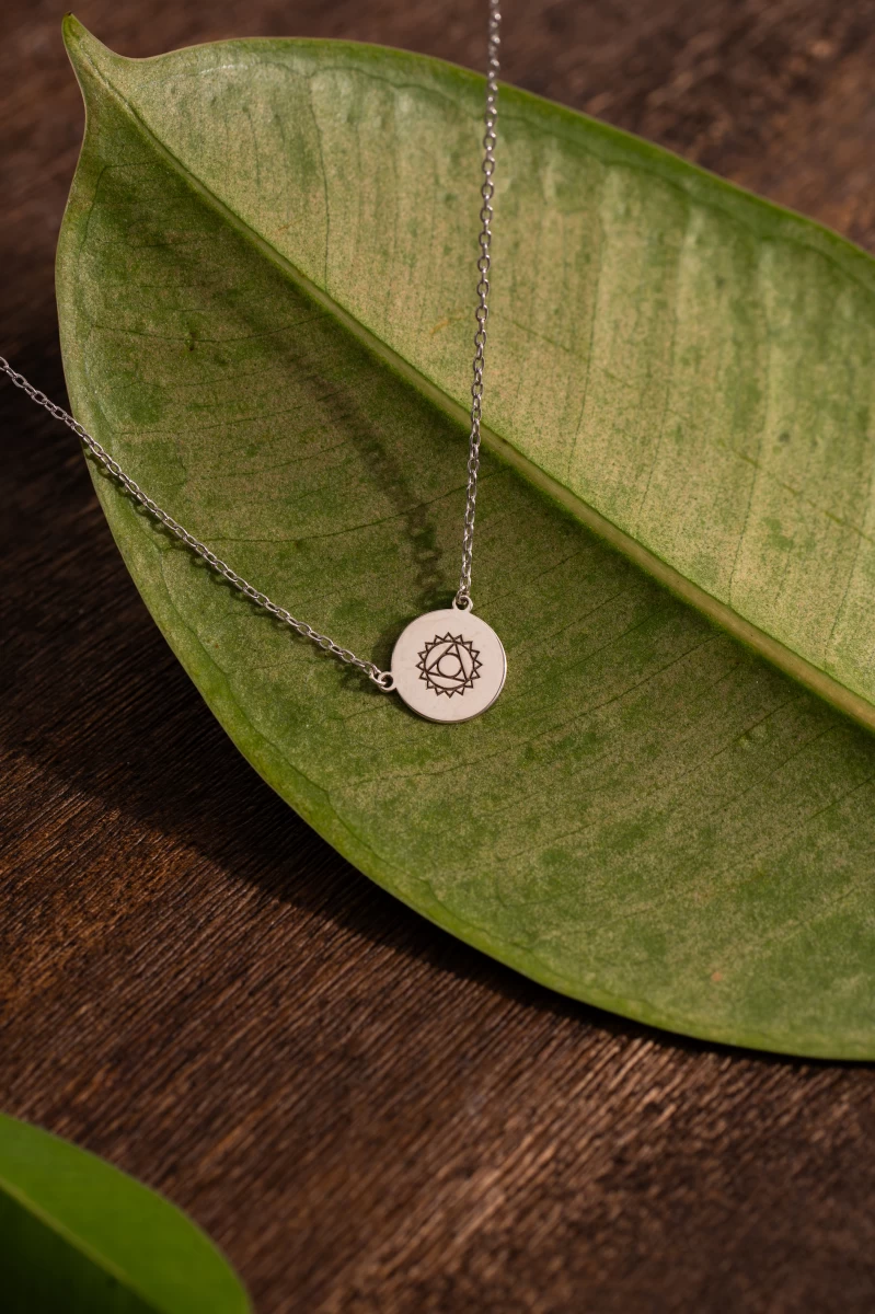Throat Chakra 14K Yellow-Gold Necklace