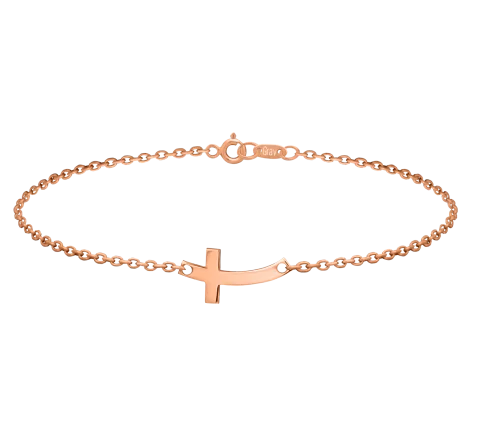 ZILIA Cross Gold 14K Bracelet