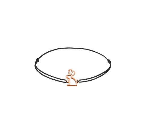 ZILIA Bunny Contour Baby Gold 14K Thread Bracelet