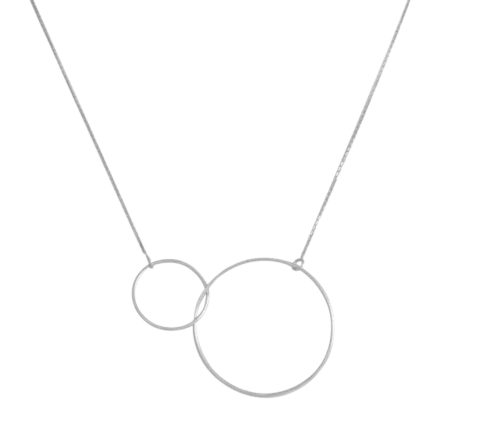 ZILIA Double Circle Silver 925 Necklace