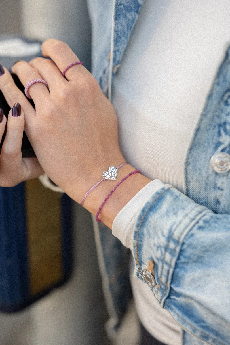 ZILIA Rayfield Ruby Silver 925 Bracelet