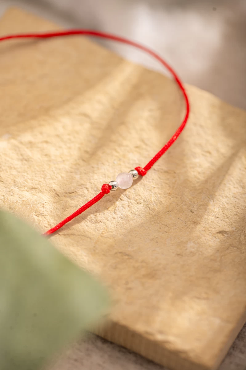 Red Protective Baby Silver 925 Thread Bracelet