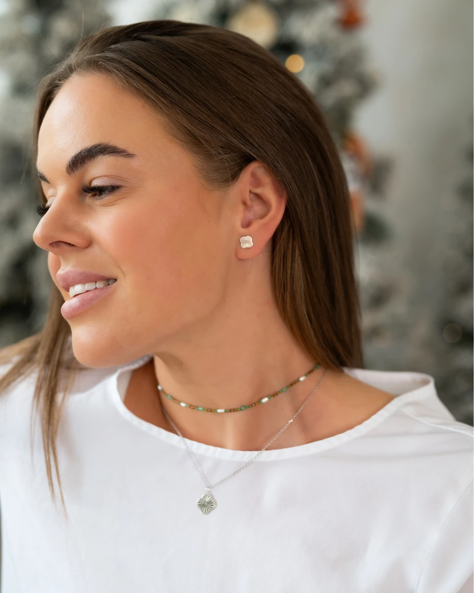 ZILIA Verona Pearl Mineral Silver 925 Necklace