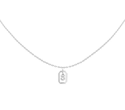 ZILIA Letter Lock 2 Silver 925 Necklace