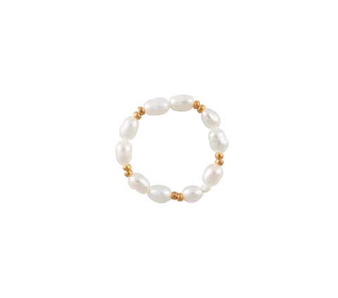 ZILIA Pearl Chic Thread Ring